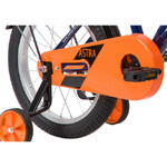 Велосипед NOVATRACK 16" ASTRA синий, тормоз нож, крылья, багажник, полная защ.цепи
