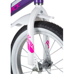 Велосипед NOVATRACK 16" NOVARA, лиловый, алюм. рама, тормоз нож, короткие крылья, нет багажника