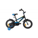 Велосипед NOVATRACK 14" DODGER алюм.,черный, тормоз нож, короткие крылья, полная защита цепи