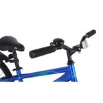 Велосипед NOVATRACK 20", JUSTER,  синий, тормоз ножной, защита  А-тип, пластиковые крылья
