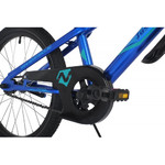 Велосипед NOVATRACK 20", JUSTER,  синий, тормоз ножной, защита  А-тип, пластиковые крылья