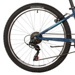 Велосипед NOVATRACK 24" RACER сталь 12'', сине-зеленый, 6 скор. TZ500/TS-38/SG-6S, V-brake