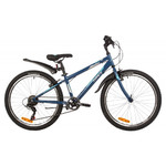 Велосипед NOVATRACK 24" RACER сталь 12'', сине-зеленый, 6 скор. TZ500/TS-38/SG-6S, V-brake