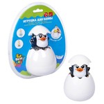 Игрушка для купания "ПИНГВИН" BABY YOU BONDIBON, в яйце , с брызгалкой