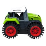 Пласт. трактор-перевёртыш 4WD на батарейках, Bondibon "Парк Техники", ВОХ 11х8х8,5 см, цвет зелёный, арт.M31-1.