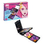 Набор детской декор. косметики Bondibon Eva Moda, BOX 21,2х14х2,6 см; тени для век-13шт.(9,2г), блеск для губ-5шт.(5,8г), румяна-6шт.(9,6г),косметический карандаш-1шт.(0,5г), аппликатор-4шт., зеркало-1шт.,арт.8161.