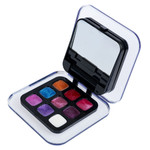 Набор детской декор. косметики Bondibon Eva Moda, BOX 14х14х4,5 см; тени для век-4шт.(3,84г), блеск для губ-9шт.(6,48г), румяна-2шт.(1,92г), тушь-1шт.(1,6г), косметический карандаш-1шт.(0,56г), аппликатор-2шт., зеркало-2шт.,арт.8295-2.