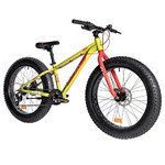 Велосипед NOVATRACK FATBIKE 24" SUV алюм.рама 13, зеленый, 7-скор, TY200/TS38, диск.торм.STG