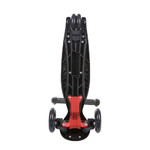 Самокат-кикборд Novatrack RainBow, подростковый, складной, широкие свет.колеса PU 120*90,ватер стике