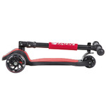 Самокат-кикборд Novatrack RainBow, подростковый, складной, широкие свет.колеса PU 120*90,ватер стике