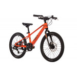 Велосипед NOVATRACK 20" TIGER, магнезиевая.рама, оранжевый, 6-скор, TY21/TS38, диск.тор.STG