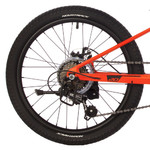 Велосипед NOVATRACK 20" TIGER, магнезиевая.рама, оранжевый, 6-скор, TY21/TS38, диск.тор.STG