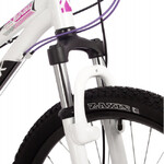 Велосипед NOVATRACK 24" KATRINA, алюм.рама 12" белый, 21-скор, TY200/EF41/TZ21, диск.тор.STG