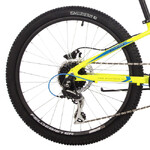 Велосипед NOVATRACK 24" EXTREME, алюм.рама 11", салатовый, 8-скор,RD360/EF505/TZ500, дисковый гидрав