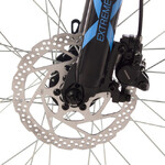 Велосипед NOVATRACK 24" EXTREME, алюм.рама 11", салатовый, 8-скор,RD360/EF505/TZ500, дисковый гидрав