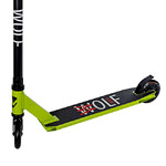 Самокат Novatrack Wolf 10, 110 мм, зеленый