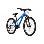 Велосипед NOVATRACK 24" EXTREME алюм. рама 11", синий-белый, 7 скор., TY300/EF41/TZ500-7, V-brake