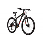 Велосипед FOXX 27.5" PACIFIC черный, алюминий, размер 16