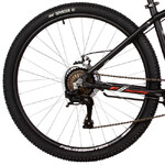 Велосипед FOXX 27.5" PACIFIC черный, алюминий, размер 16