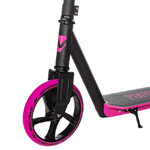 Самокат Novatrack Polis Plastic NF, колеса 200х180 мм, розовый