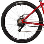 Велосипед FOXX 27.5" PACIFIC красный, алюминий, размер 16