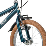 Велосипед NOVATRACK 14" VALIANT, сталь, тёмно-зелёный, полная защита цепи, ручной передний и задний