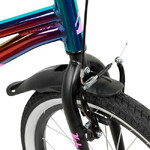 Велосипед NOVATRACK 20" KATRINA алюм., фиолет.металлик, тормоз V-brake, короткие крылья