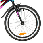 Велосипед NOVATRACK 20" KATRINA алюм., фиолет.металлик, тормоз V-brake, короткие крылья