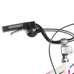 Велосипед FOXX 20" JASMINE белый,  стальная рама, 6 скор., Microshift MS21/Microshift TS38,  тормоз