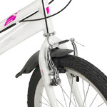 Велосипед FOXX 20" JASMINE белый,  стальная рама, 6 скор., Microshift MS21/Microshift TS38,  тормоз