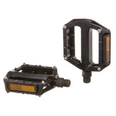 Педали FP-870ZP, ось 9/16", пласт. Корпу с сталь. шипами.