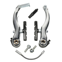 Тормоз V-Brake, L=110 мм, серебр.