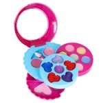 Набор детской декор. косметики Bondibon Eva Moda, CRD 25,5*19*7,5 см; косметичка-пирожное с зеркальцем, тени для век 11 оттенков (6,5г), блеск для губ 6 оттенков (3,6г), аппликатор 2 шт., арт.10390B.