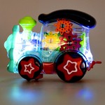 Игр.разв.пласт. "ПАРОВОЗИК" BABY YOU BONDIBON, подсветка, звук, движение, прозр.корпус с шестер.