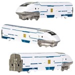 Трансформер 2в1 BONDIBOT Bondibon робот-поезд, цвет голубой, BOX 27,6х21,3х10,9см