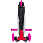 Самокат для детей Novatrack Disco-kids Print, колеса PU пер.120*24  задн.76*24мм, эргономичны