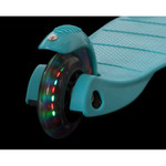 Самокат для детей Novatrack Disco-kids Start, свет.колеса PU пер.120*24  задн.76*24мм, эргоно