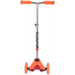 Самокат Novatrack Disco-kids Basic для детей, свет.колеса PU пер.120*24  задн.76*24мм, эргоно