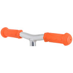 Самокат Novatrack Disco-kids Basic для детей, свет.колеса PU пер.120*24  задн.76*24мм, эргоно