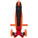 Самокат Novatrack Disco-kids Basic для детей, свет.колеса PU пер.120*24  задн.76*24мм, эргоно